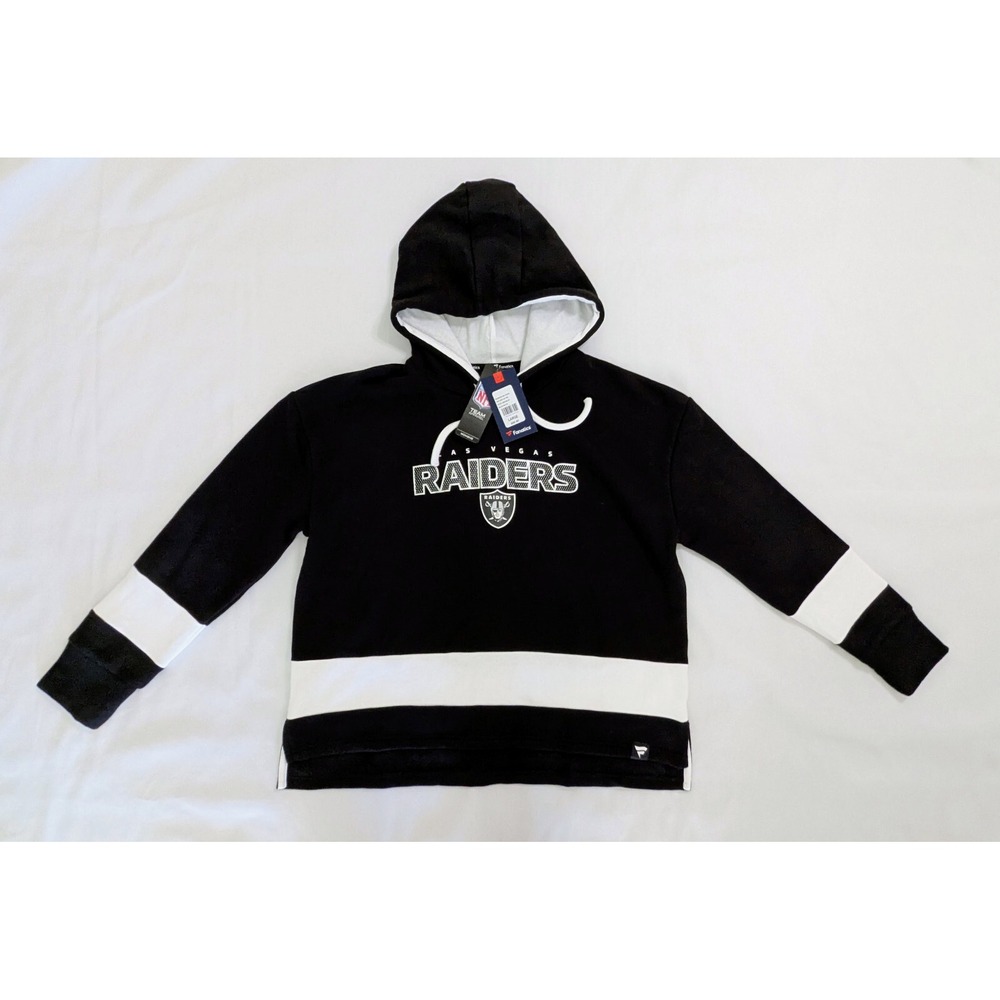 Las Vegas Raiders Fanatics Hoodie Sweatshirt Women's Large NFL New w/Tags NWT